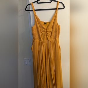 Dark yellow torrid dress -